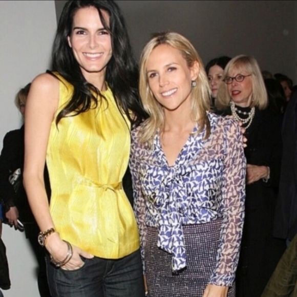 Tory Burch Tops - Tory Burch | Elson Yellow Bird Blouse Top.